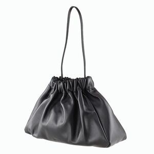 Jil Sander Shoulder Bag Pochette Drawstring Bag Black
